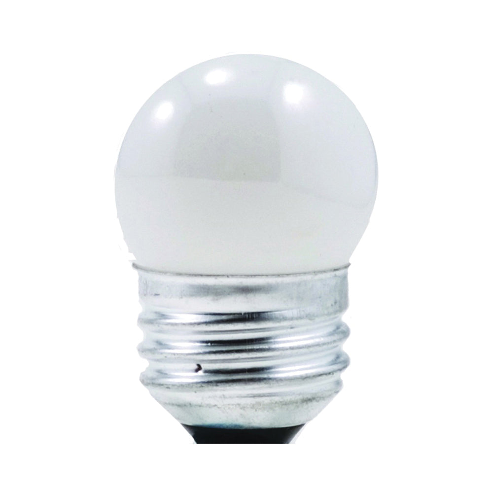 Sylvania 7.5W/SW/MED/NLITE Incandescent Lamp, 7.5 W, Candelabra E12 Lamp Base, 30 Lumens, 2850 K Color Temp