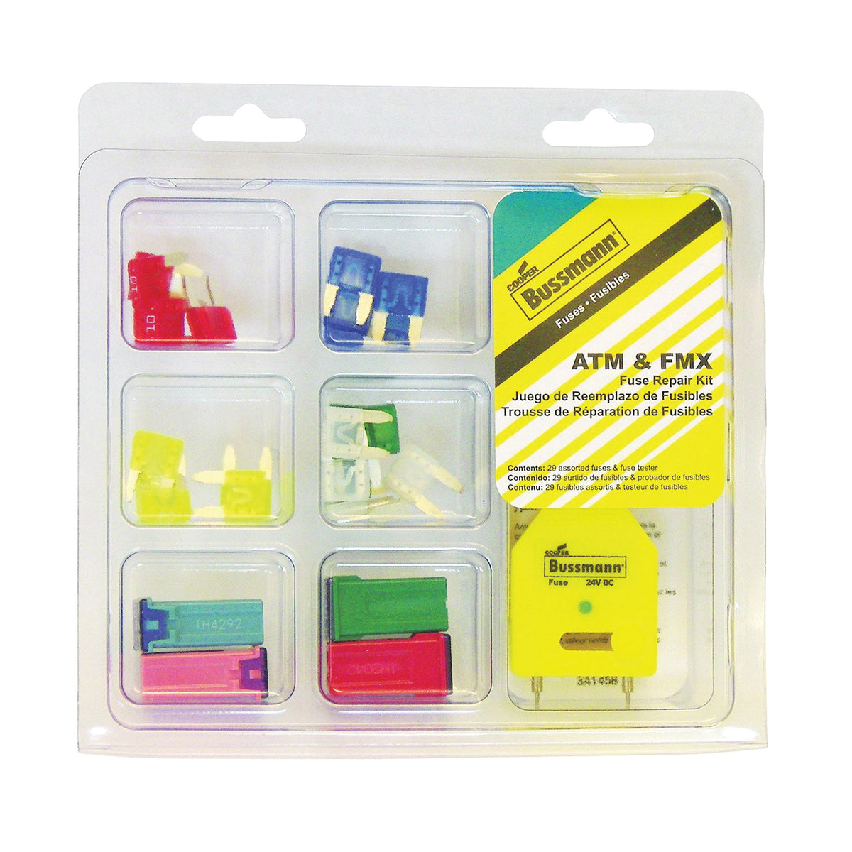 Bussmann ATM-FMX-EK Fuse Kit, 32 VDC, 1 kA Interrupt