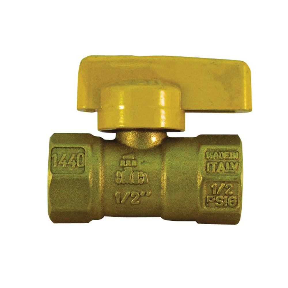 PRO-FLEX PFGVO-F12B Gas Valve, 1/2 in Connection, FIP