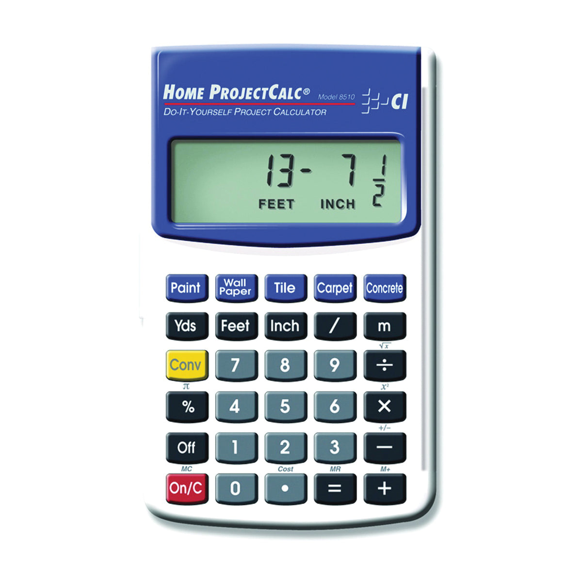 Calculated Industries 8510 Project Calculator, 11 Display, LCD Display