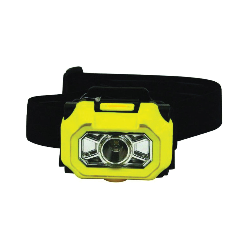 Dorcy 41-0094 Intrinsically Safe Headlight, AAA Battery, Alkaline Battery, LED Lamp, 180 Lumens, 100 m Beam Distance