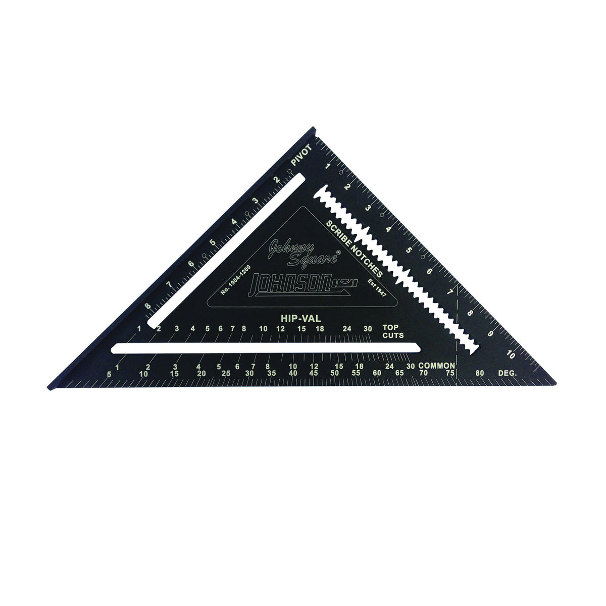 Johnson 1904-1200 Rafter Square, Aluminum, 12 in L