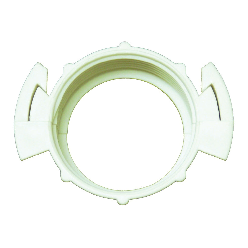 Plumb Pak PP9255SPLT Split Wing Nut, Plastic, White, For: Existing Brass, Existing Plastic, Kitchen and Bath Fixtures