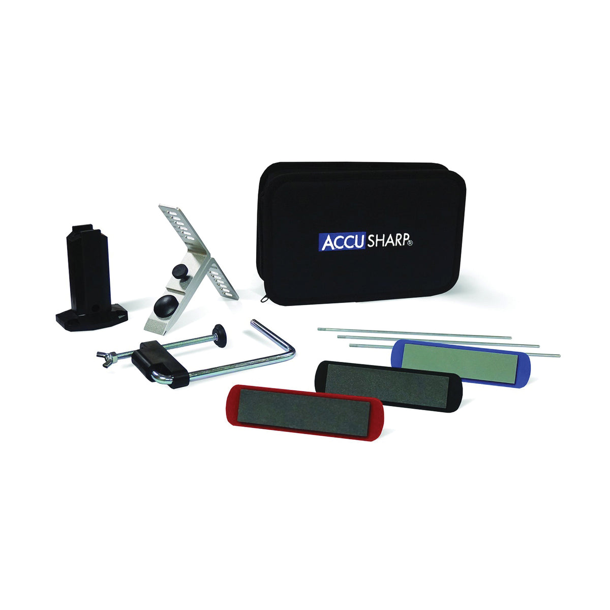 ACCUSHARP 060C Knife Sharpening Kit, Aluminum Oxide Abrasive