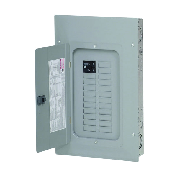 Cutler-Hammer BR BR2024L125G Load Center, 125 A, 20 -Space, 24 -Circuit, Main Lug, NEMA 1 Enclosure, Plug Mounting