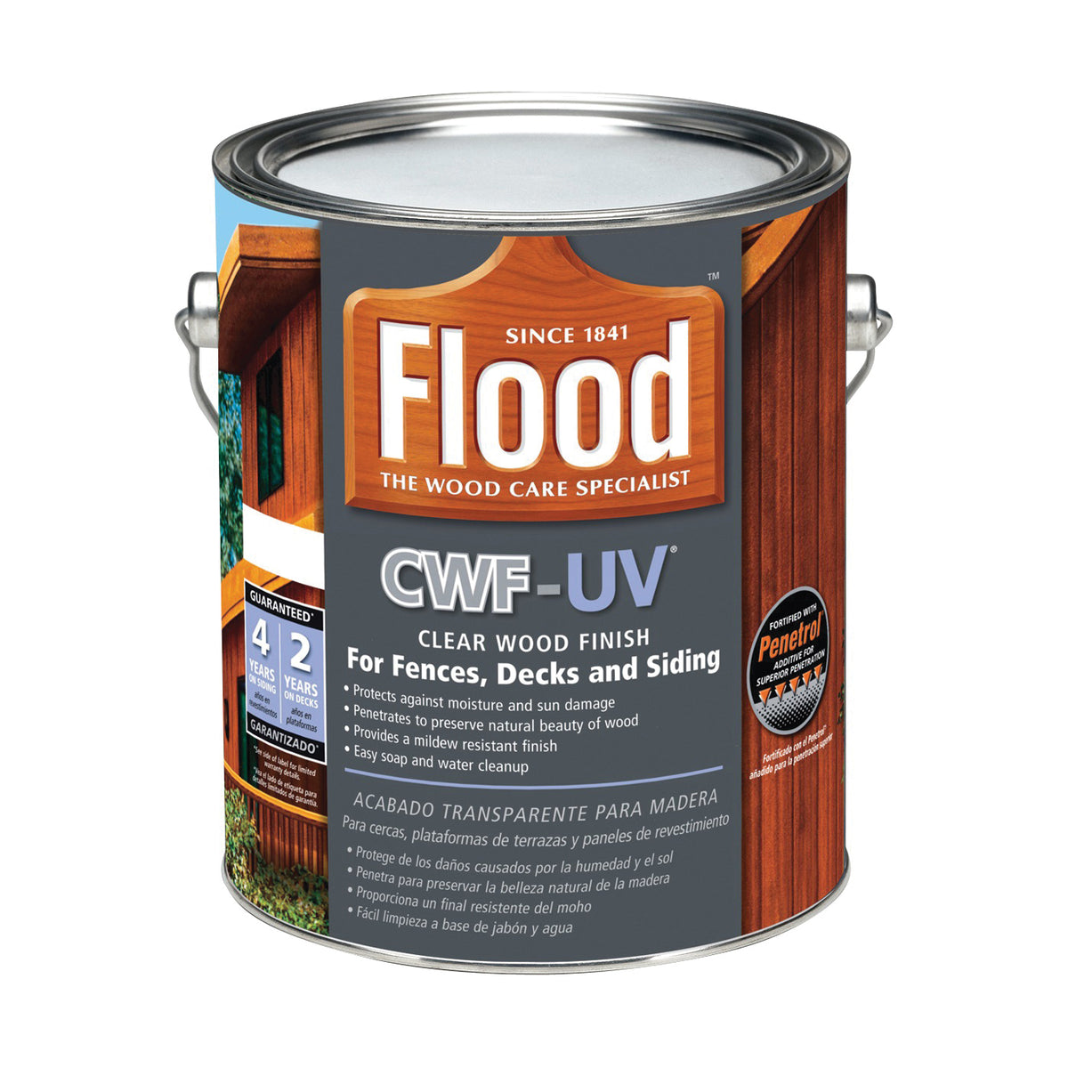 Flood FLD527-01 Wood Finish, Honey Gold, Liquid, 1 gal