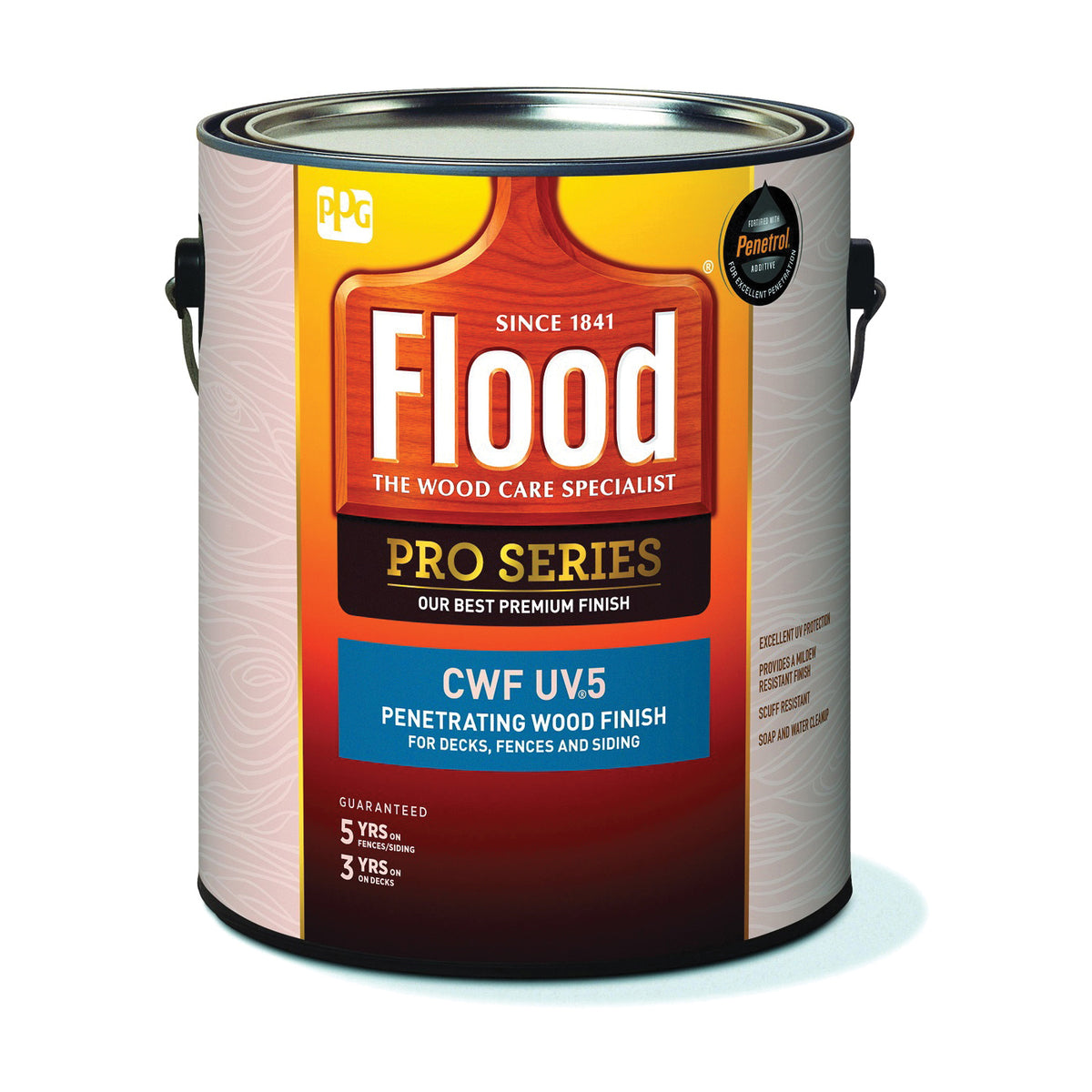 Flood FLD565-01 Wood Finish, Natural, Liquid, 1 gal