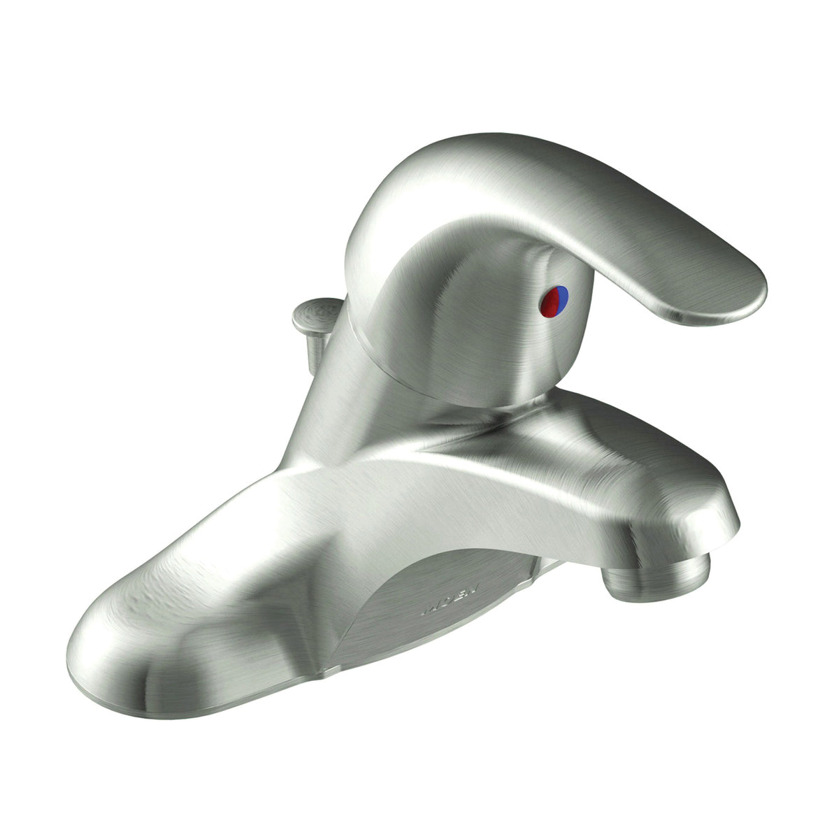Moen Adler Series WSL84502SRN Bathroom Faucet, 1.2 gpm, 1-Faucet Handle, Metal, Brushed Nickel, Lever Handle