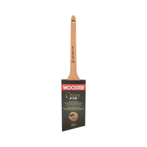 WOOSTER 4424-1 1/2 Paint Brush, 1-1/2 in W, 2-3/16 in L Bristle, Synthetic Fabric Bristle, Sash Handle