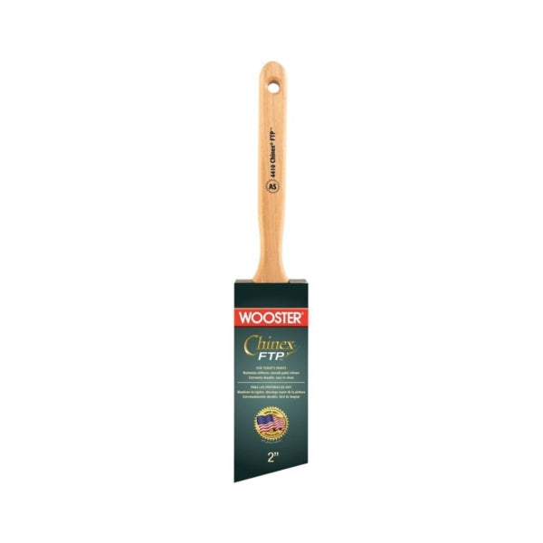 WOOSTER 4410-2 Paint Brush, 2 in W, 2-11/16 in L Bristle, Synthetic Bristle, Sash Handle