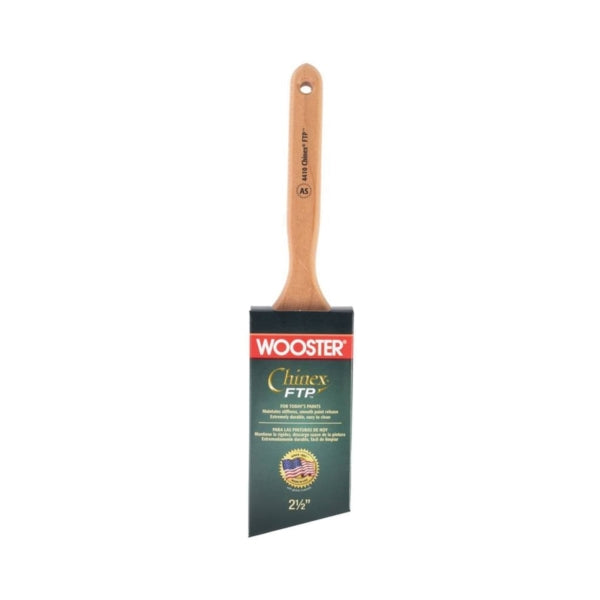 WOOSTER 4410-2-1/2 Paint Brush, 2-1/2 in W, 2-15/16 in L Bristle, Synthetic Bristle, Sash Handle