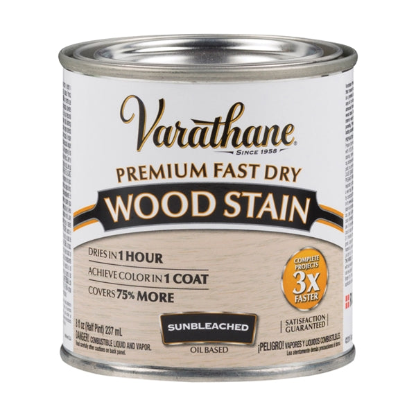 VARATHANE 262030 Wood Stain, Sun Bleached, Liquid, 0.5 pt, Can