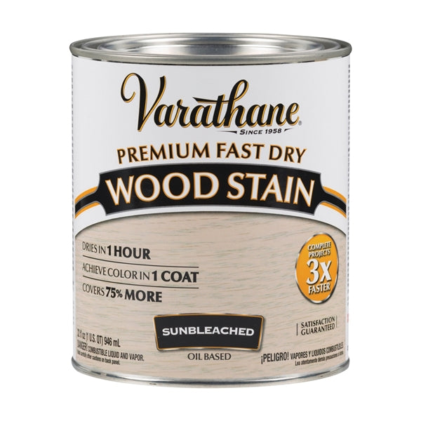 VARATHANE 262011 Wood Stain, Sun Bleached, Liquid, 1 qt, Can