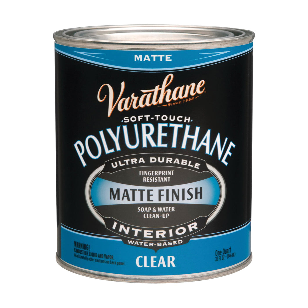 VARATHANE 262074 Polyurethane, Liquid, Clear, 1 qt, Can