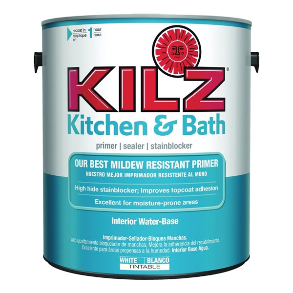 Kilz L204511 Primer, White, 1 gal, Can