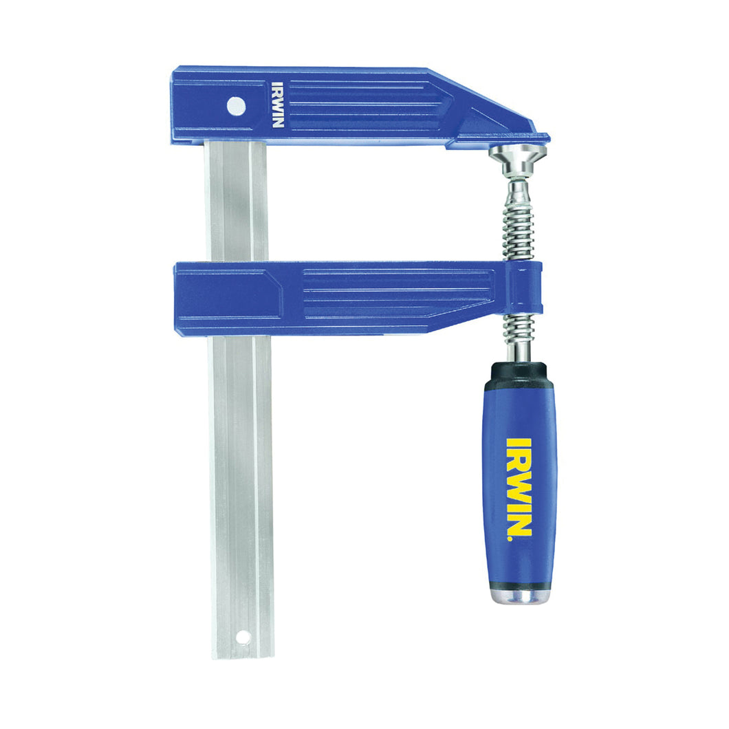 IRWIN QUICK-GRIP 223212 Heavy-Duty Bar Clamp, 12 in Max Opening Size, 4-7/8 in D Throat