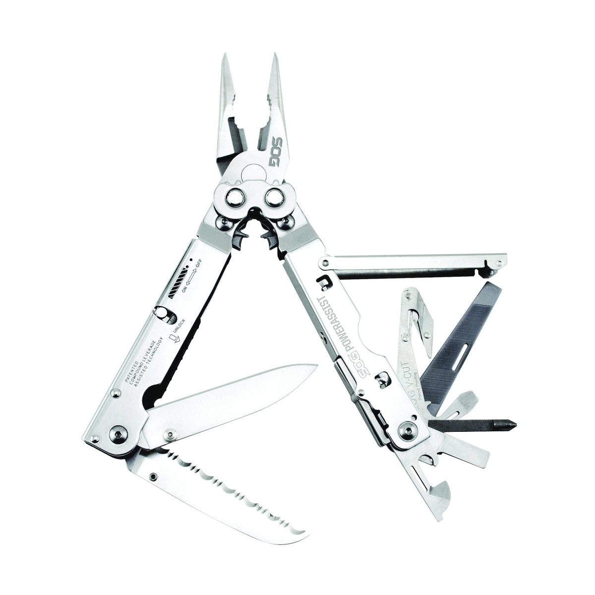 SOG POWERASSIST Series B66N-CP Multi-Tool with Blades