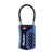 Master Lock 4697D Luggage Lock, 1/8 in Dia Shackle, 1-1/2 in H Shackle, Steel Shackle, Metal Body, 1-3/8 in W Body