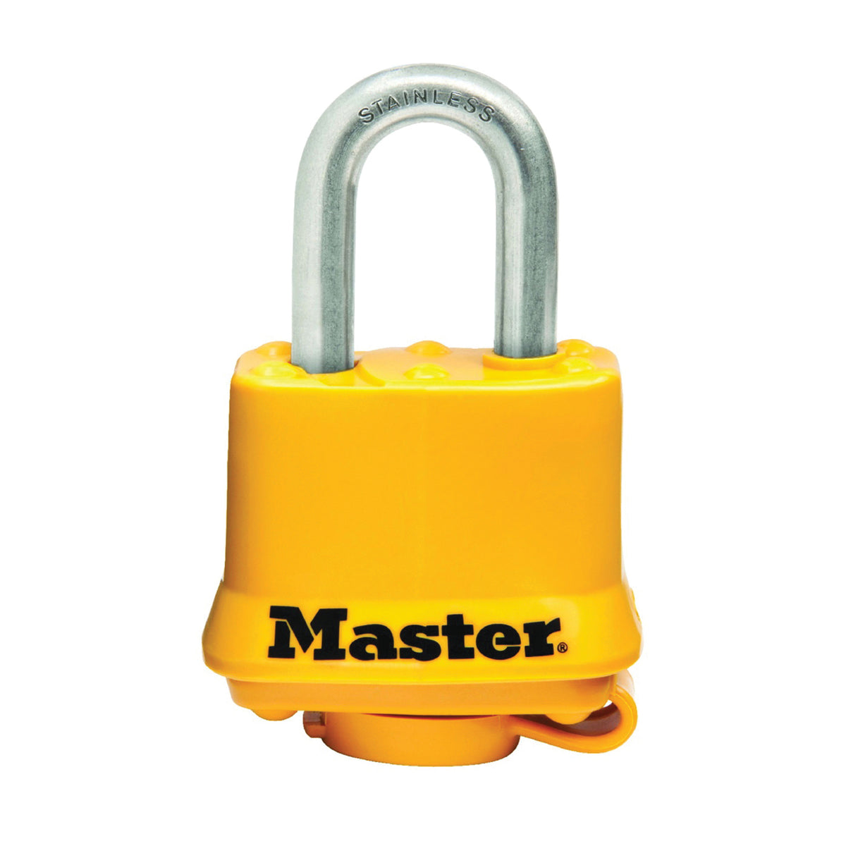 Master Lock 315SSKADHC Padlock, Keyed Alike Key, 9/32 in Dia Shackle, 3/4 in H Shackle, Stainless Steel Shackle