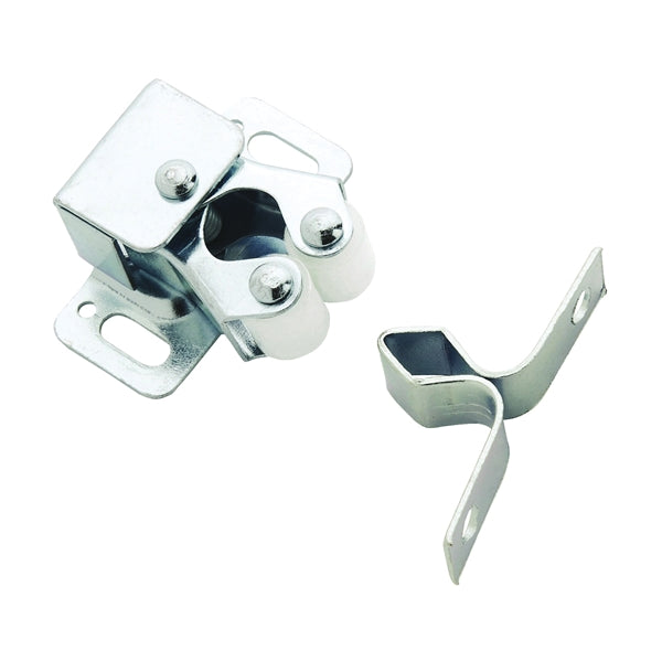 Amerock 1888373 Roller Catch, 1-1/4 in L x 1/2 in W x 1-1/16 in H Catches, Zinc, Polished Chrome