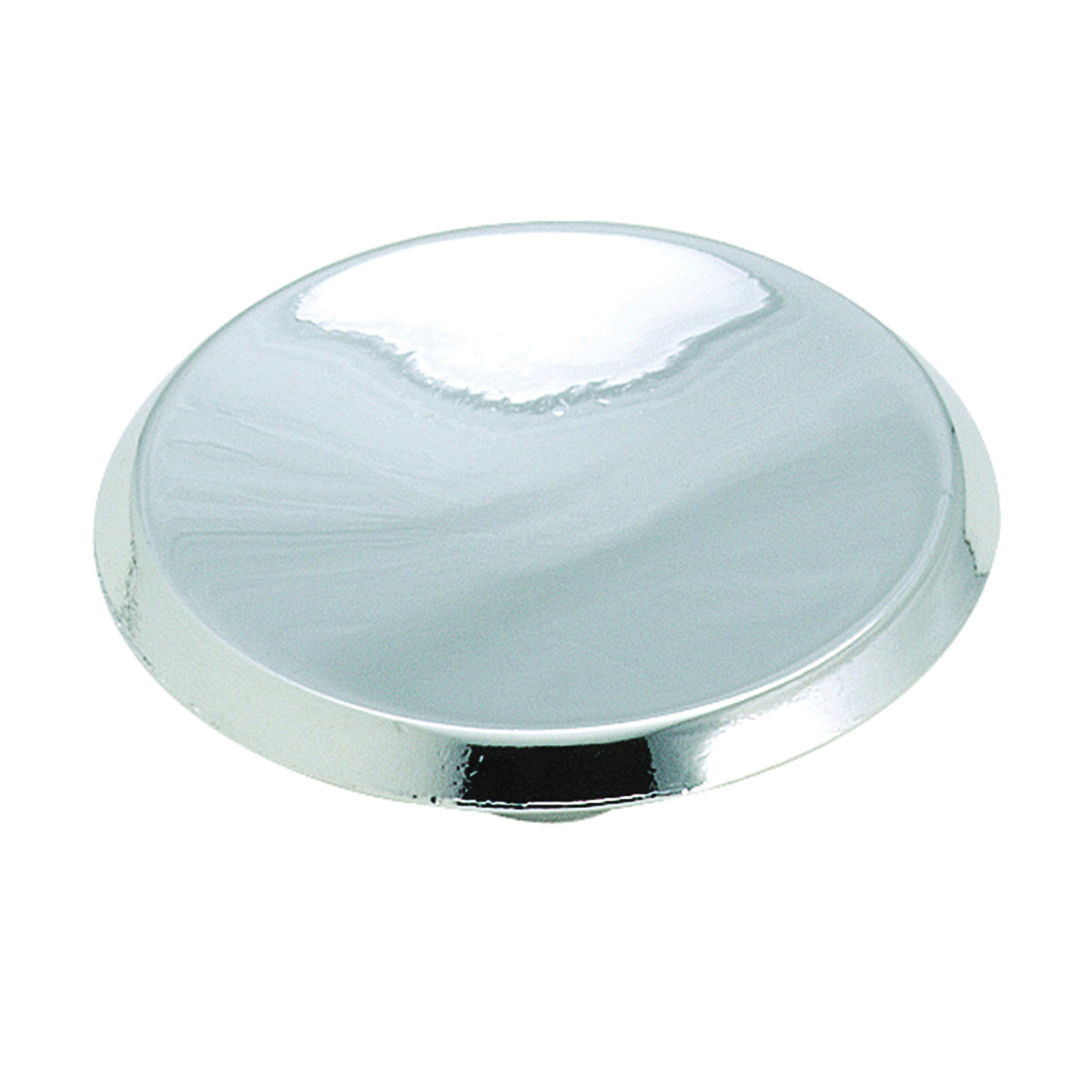Amerock 1875357 Cabinet Knob, 5/8 in Projection, Zinc, Polished Chrome