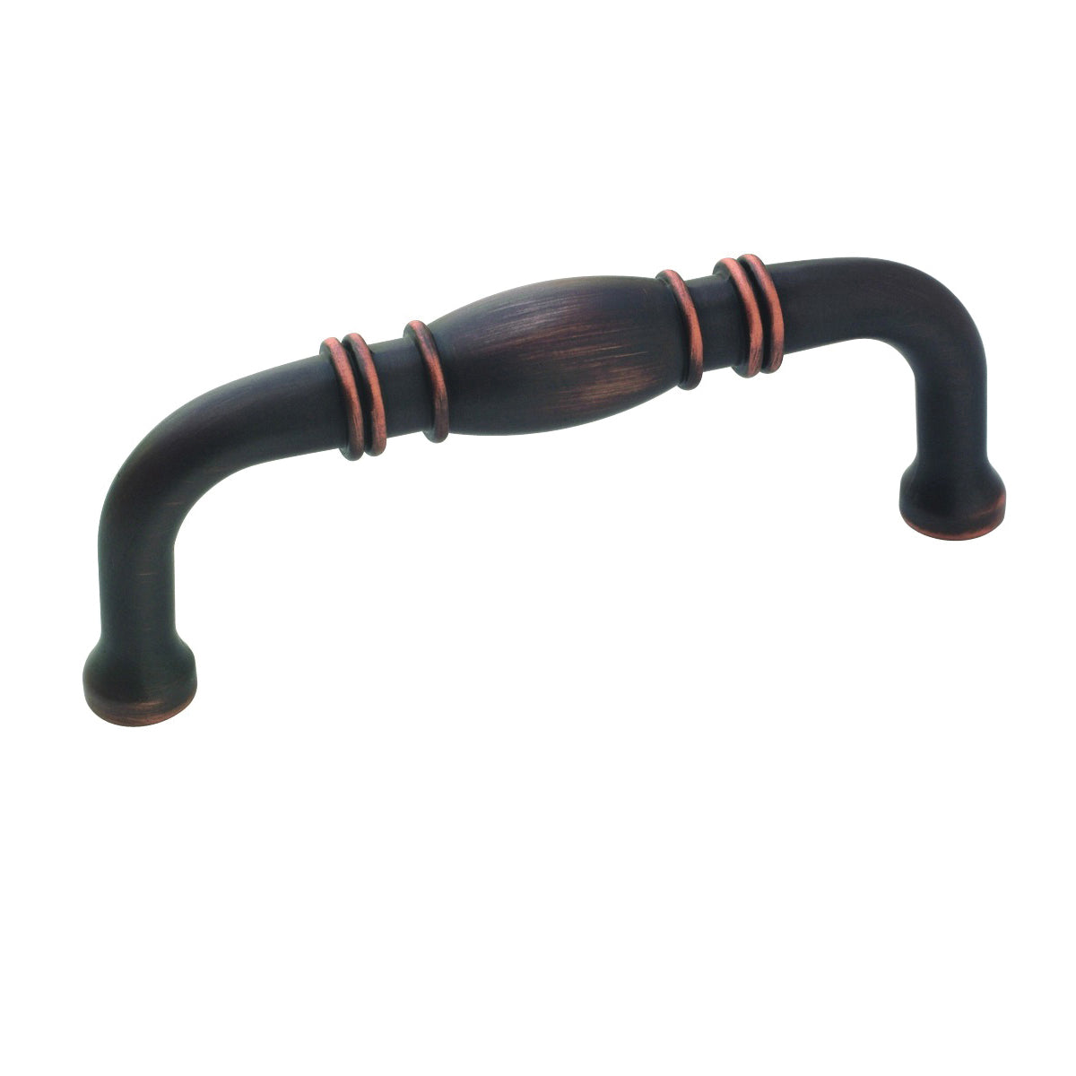 Amerock 1875417 Cabinet Pull, 3-3/8 in L Handle, 1-1/4 in Projection, Zinc, Oil-Rubbed Bronze