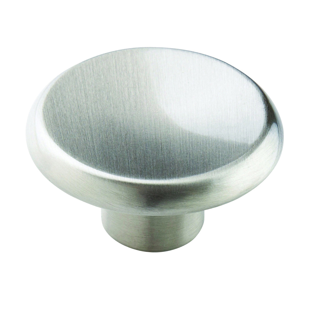 Amerock 1887678 Cabinet Knob, 3/4 in Projection, Zinc, Satin Nickel