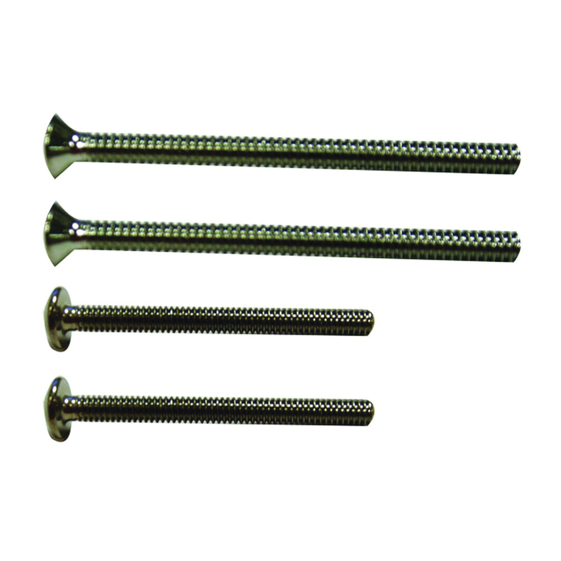 Danco 28966 Flange Screw Set, Stainless Steel, Chrome Plated