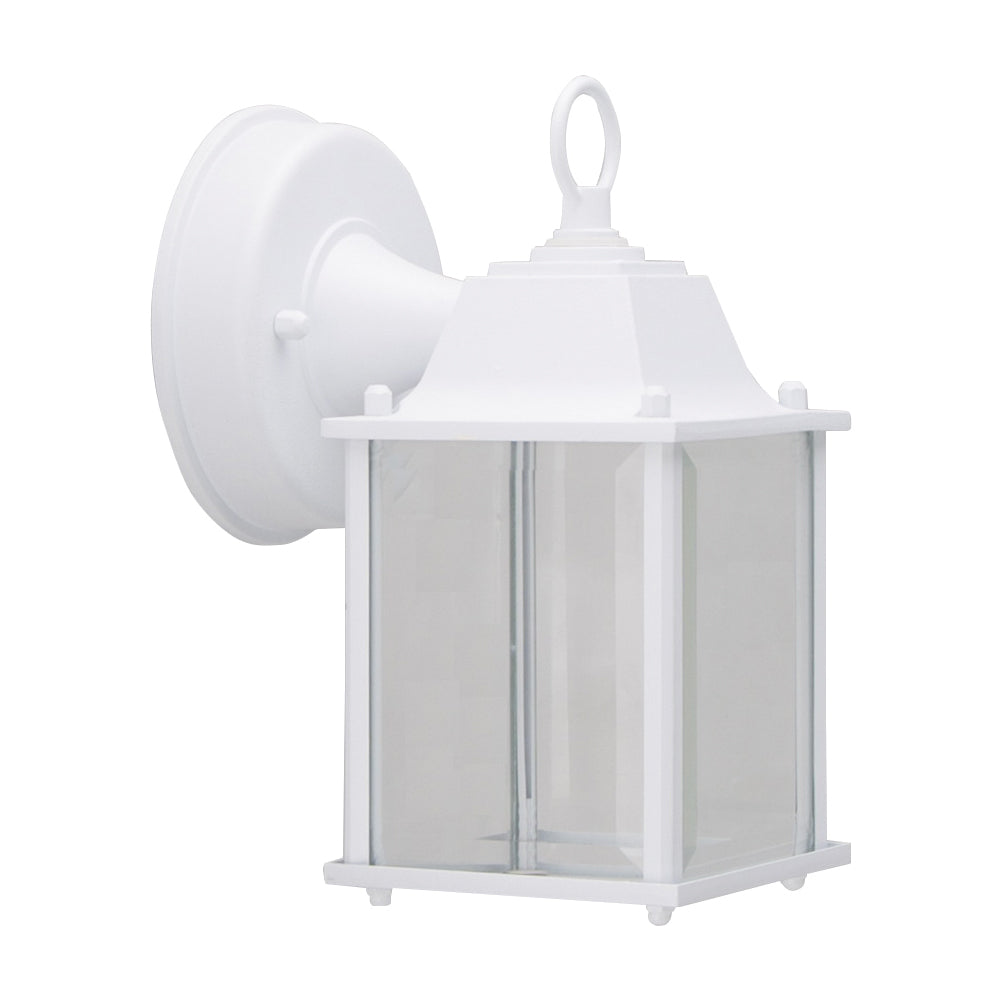Boston Harbor 0038-WD-WH Outdoor Wall Lantern, 120 V, 6.65 W, LED Lamp, 320 Lumens, 3000 K Color Temp
