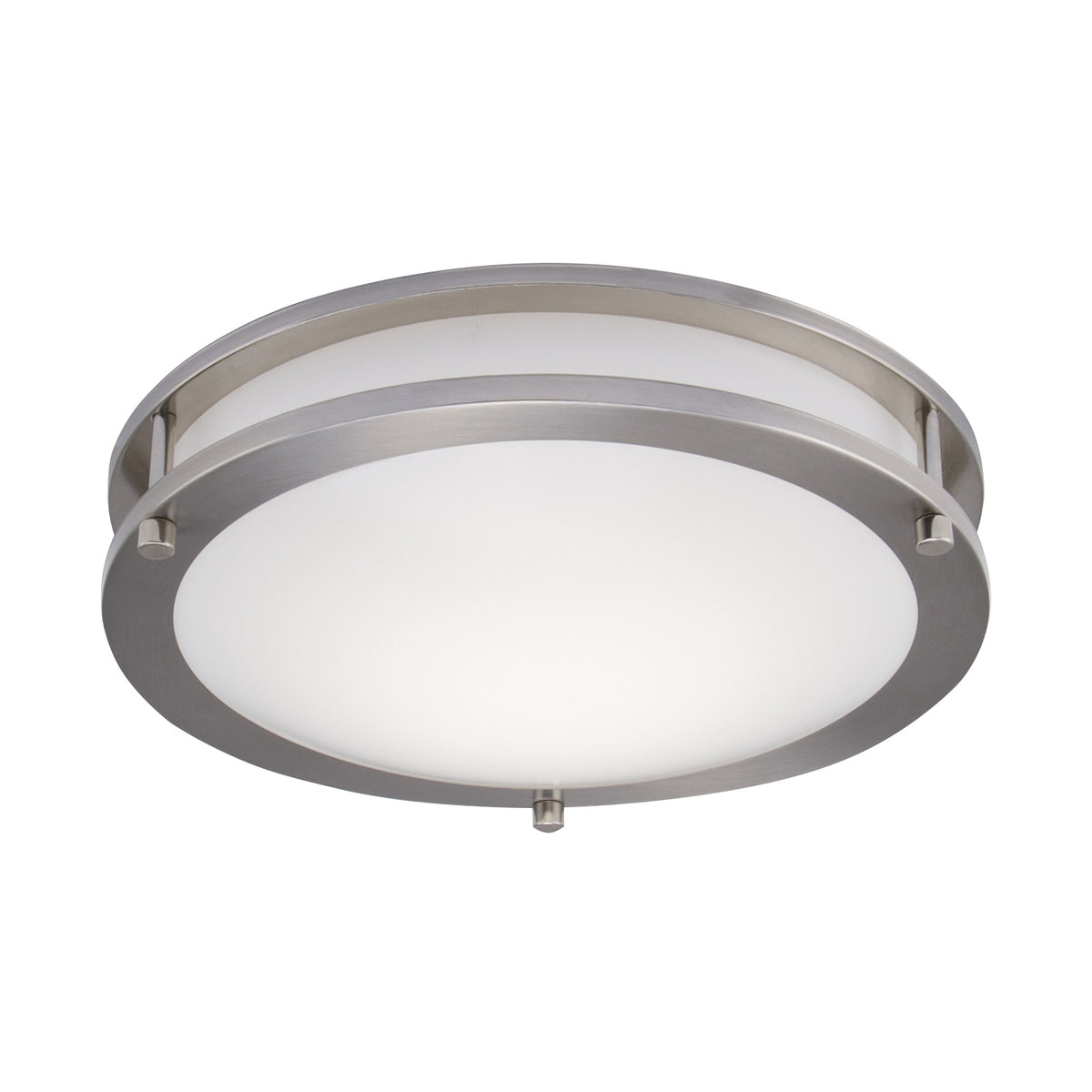 Boston Harbor CL200AC Flush Mount Ceiling Fixture, 120 V, 15 W, 1-Lamp, LED Lamp, 1050 Lumens, 3000 K Color Temp