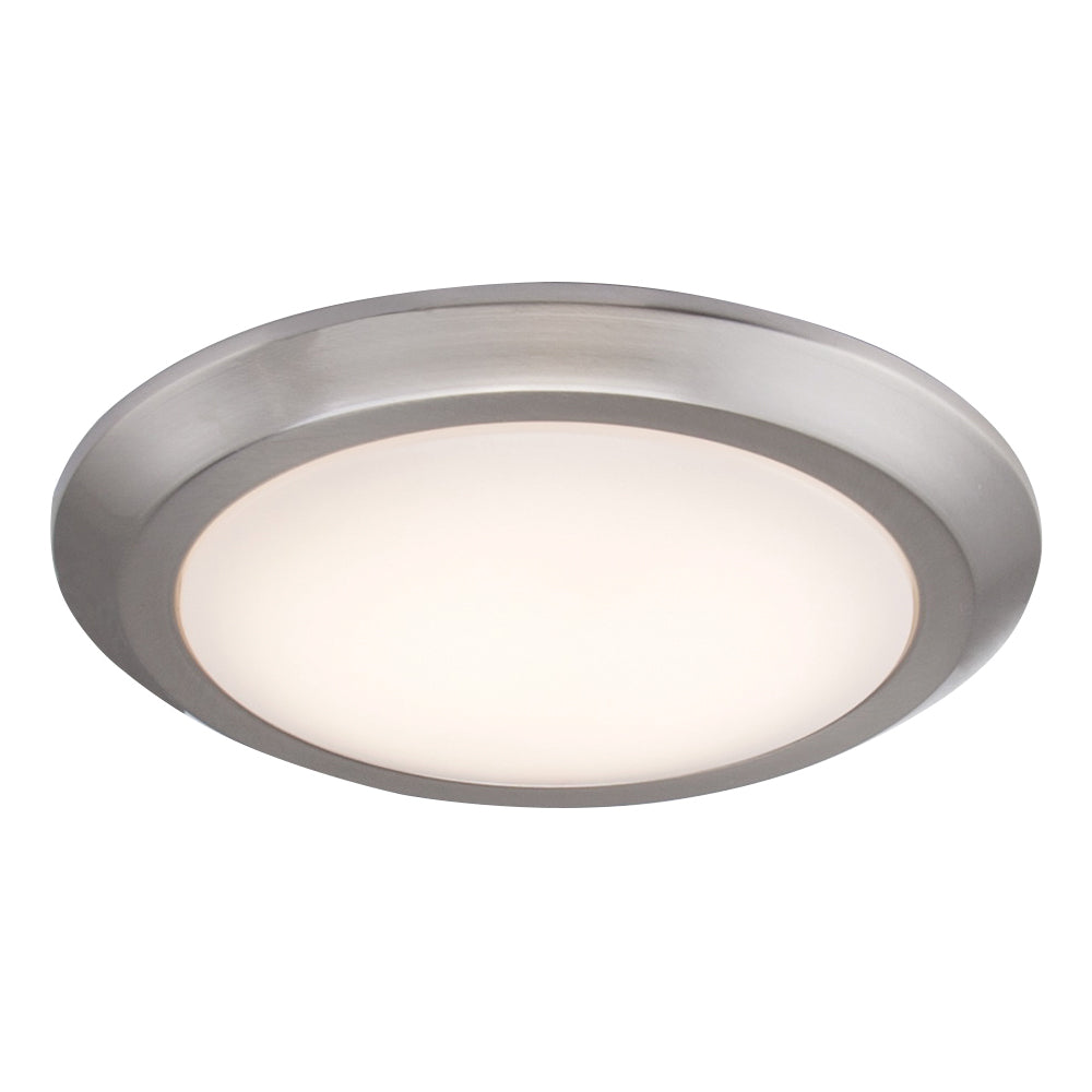 Boston Harbor CL006AC1215-12 Flush Mount Ceiling Fixture, 120 V, 17 W, 1-Lamp, LED Lamp, 1200 Lumens