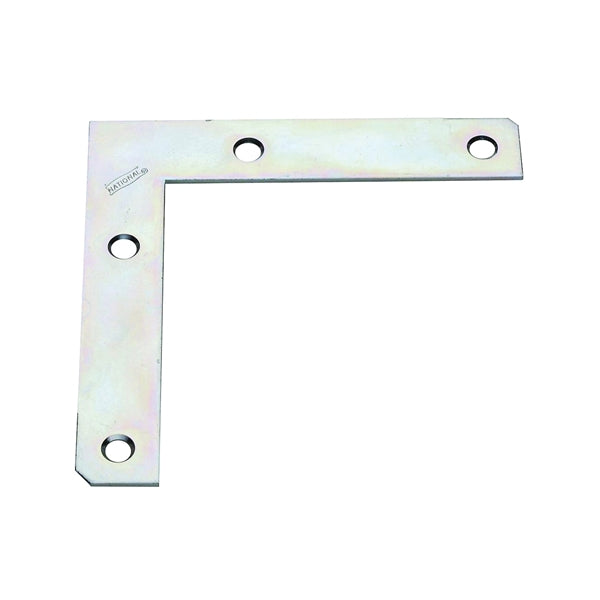 National Hardware 117BC Series N234-955 Corner Brace, 5 in L, 7/8 in W, 4.87 in H, Steel, Zinc, 0.07 Thick Material