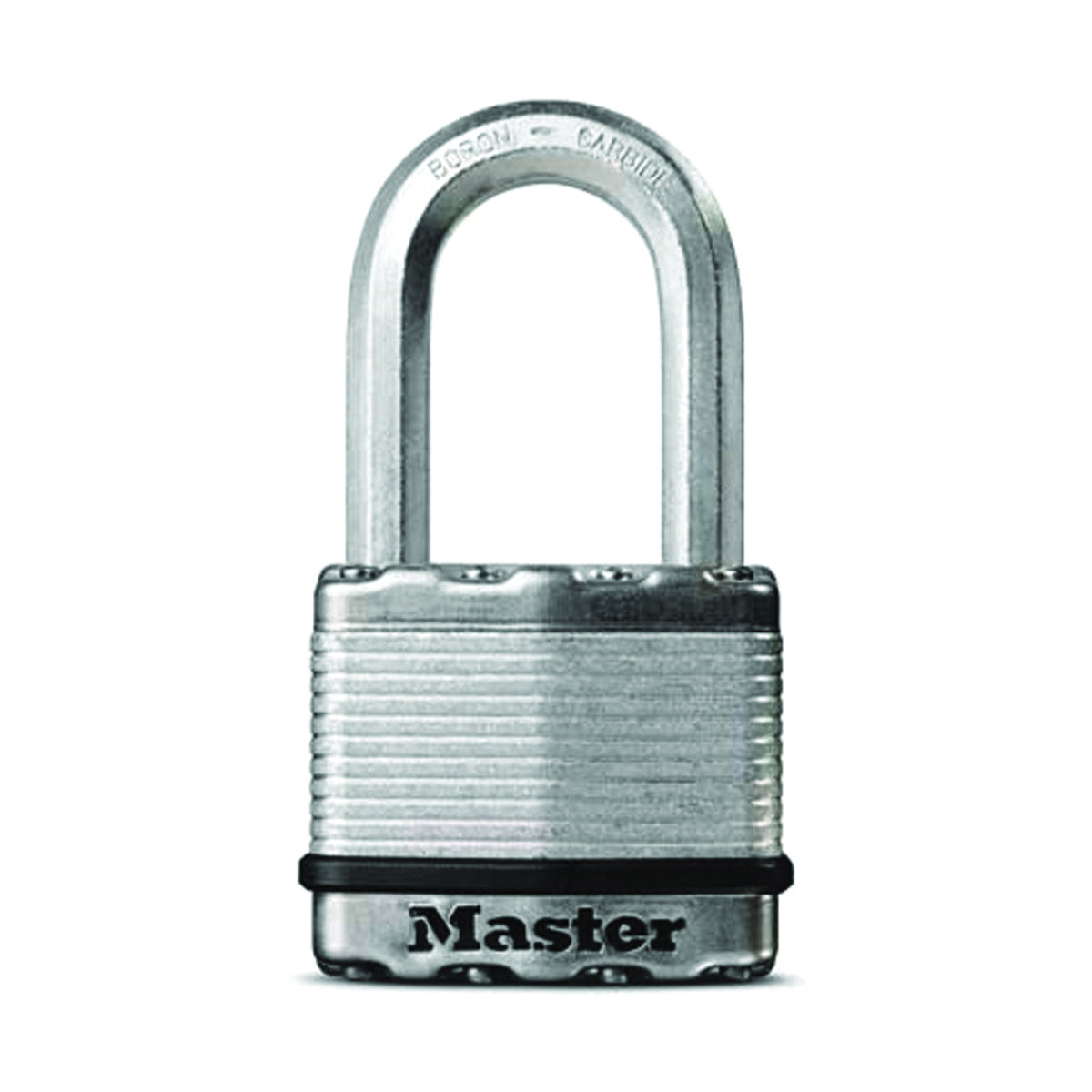 Master Lock Magnum Series M5XKADLHCCSEN Padlock, Keyed Alike Key, 3/8 in Dia Shackle, 2 in H Shackle, Zinc, 2 in W Body