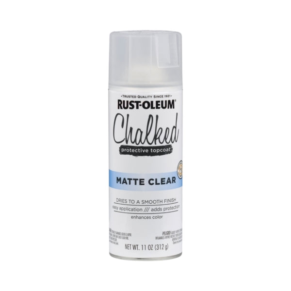 RUST-OLEUM 302599 Ultra Matte Spray Paint, Ultra Matte, Clear, 12 oz, Aerosol Can