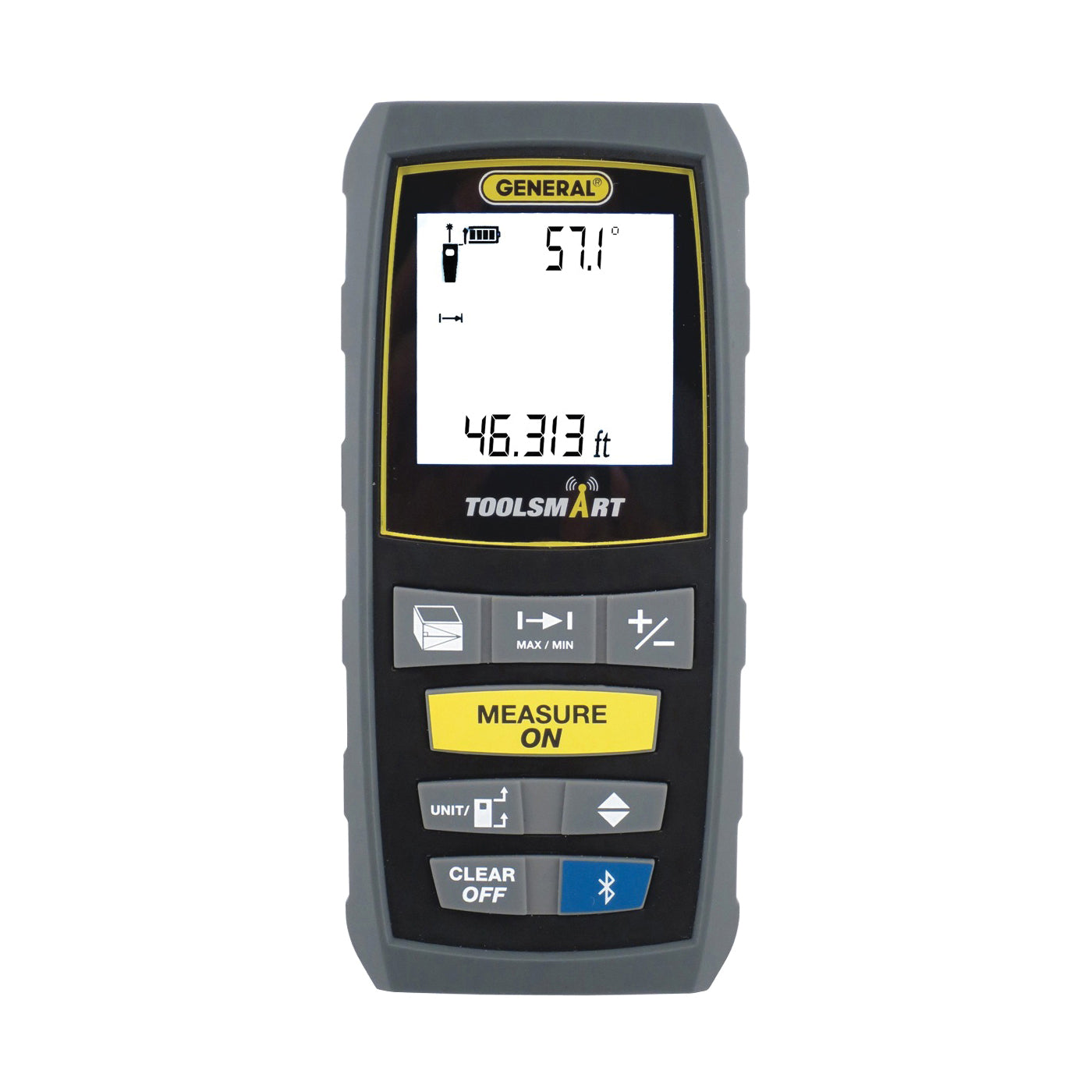 GENERAL TS01 Laser Measurer, 8 in to 100 ft, LCD Display