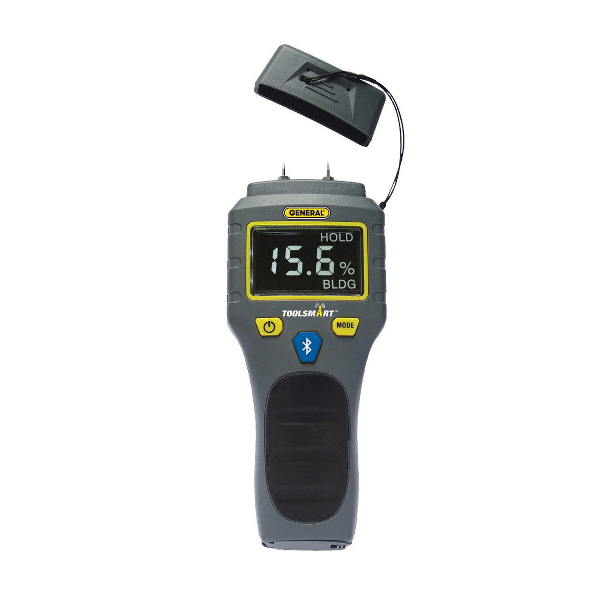 GENERAL ToolSmart TS06 Moisture Meter, 5 to 50% Wood, 1.5 to 33% Building Materials, 2 % Accuracy, Digital Display