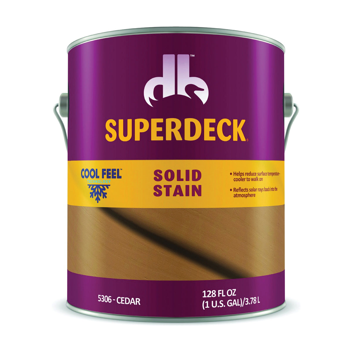 Duckback DPI053064-16 Wood Stain, Slight, Cedar, Liquid, 1 gal