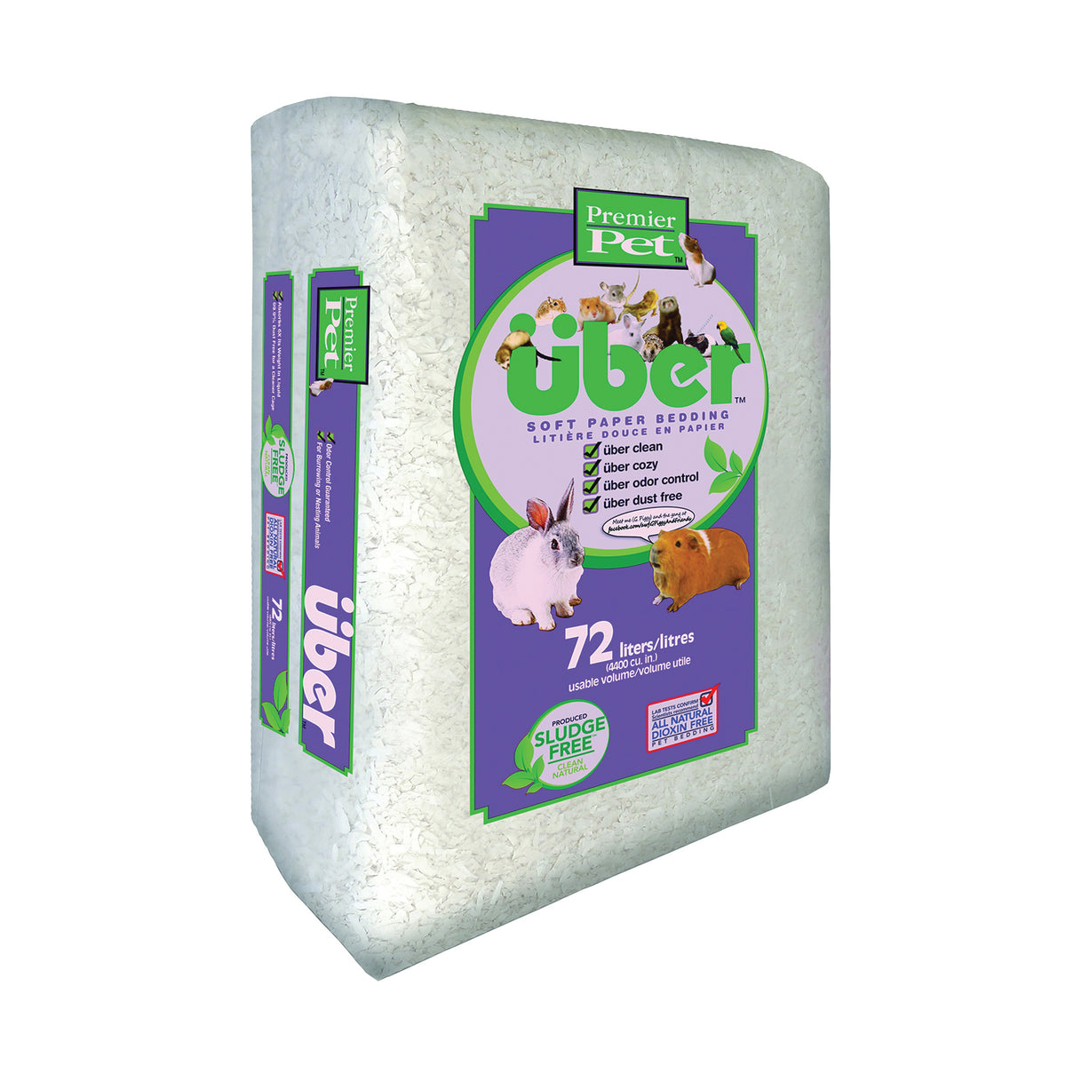 Premier Pet Uber W801000PWB Pet Bedding, White