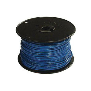 Southwire 12BLU-SOLX500 Building Wire, 12 AWG Wire, 1 -Conductor, 500 ft L, Copper Conductor, Nylon Sheath