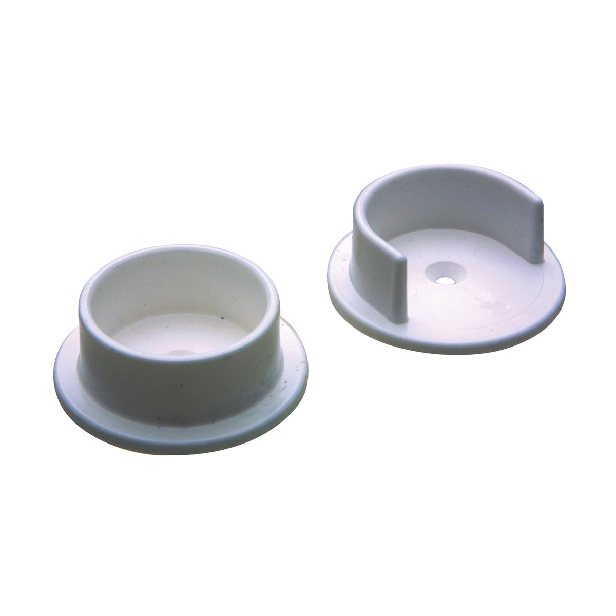 National Hardware V107 N154-567 Pole Socket Set, Polypropylene, White