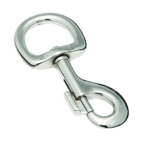 National Hardware 3004BC Series N222-612 Bolt Snap, 100 lb Working Load, Zinc, Nickel