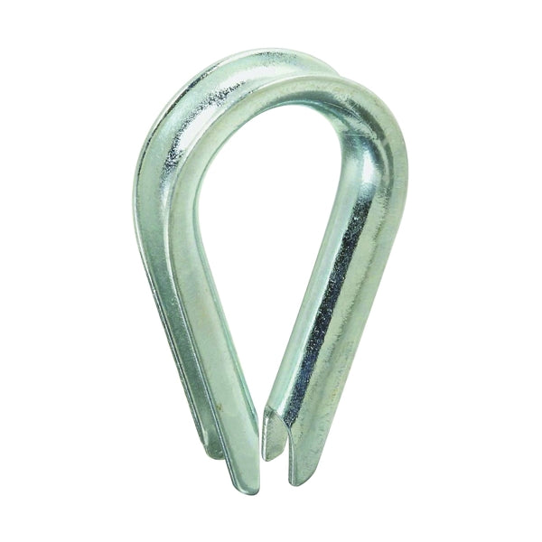 National Hardware 3232BC Series N176-800 Rope Thimble, Steel, Zinc