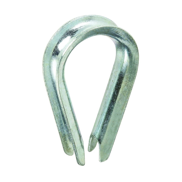 National Hardware 3232BC Series N176-818 Rope Thimble, Steel, Zinc