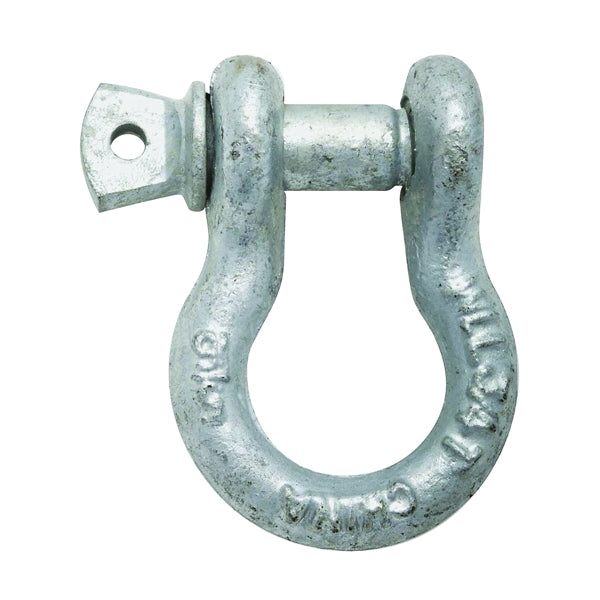 National Hardware 3250BC Series N223-677 Anchor Shackle, 1500 lb Working Load, Galvanized Steel