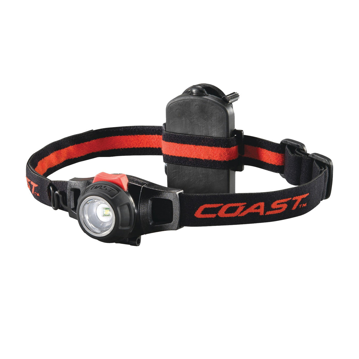 Coast 19284 Adjustable Headlamp, AAA Battery, LED Lamp, 305 Lumens, Bulls-Eye Spot Beam, 2 hr 15 min Run Time, Black