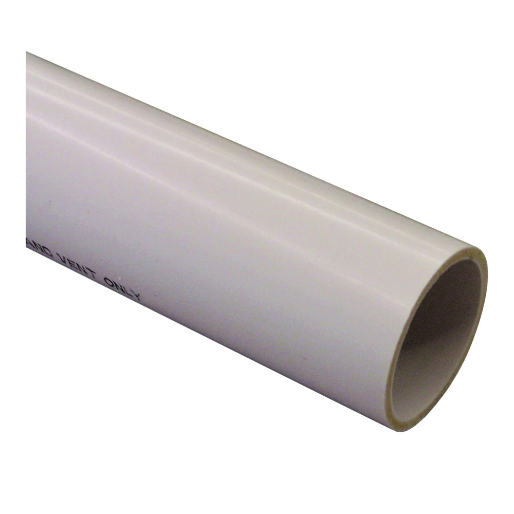 GENOVA 70022F Pipe, 2 in, 20 ft L, SCH 40 Schedule, White