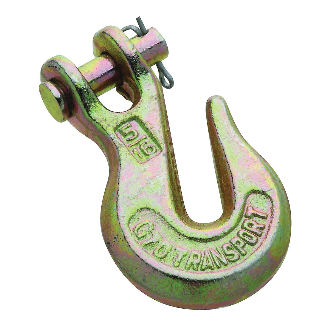 National Hardware N282-087 Clevis Grab Hook, 5/16 in, 4700 lb Working Load, Steel, Yellow Chrome