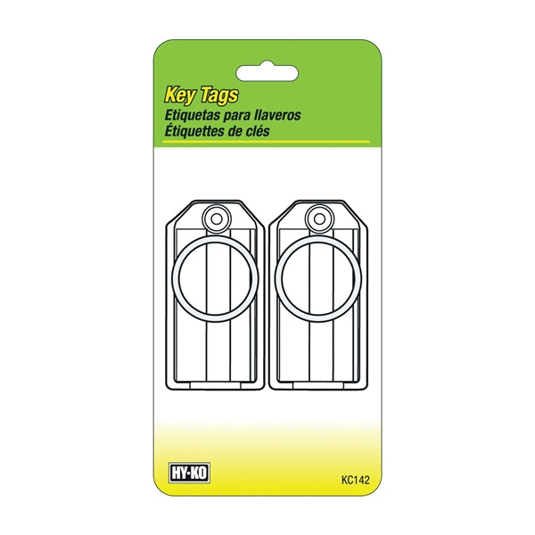HY-KO KC142 Key Identification Tag, Plastic