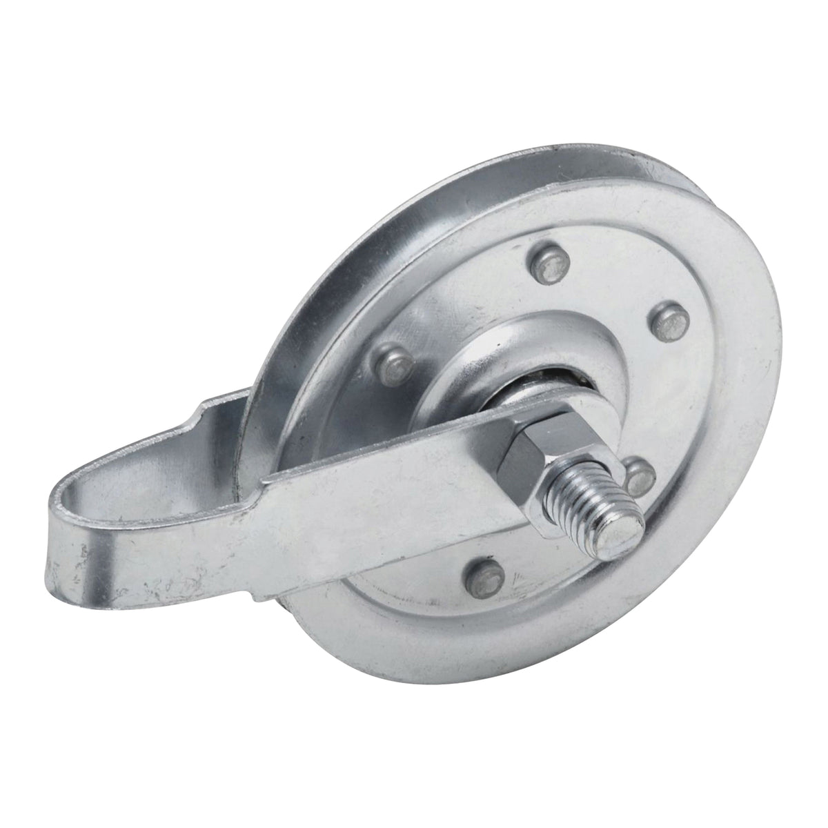 National Hardware V7633 Series N280-552 Pulley, 3 in Dia, 0.56 in Dia Bore, 1-Groove, Galvanized Steel