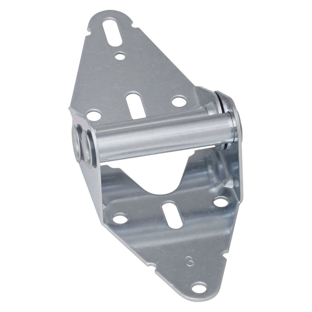 National Hardware N280-198 Utility Hinge, 2.49 in W Frame Leaf, 0.08 in Thick Frame Leaf, Galvanized Steel